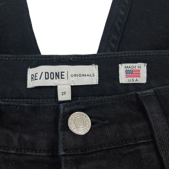 J1081 EUC $265 RE/DONE High Rise Raw Hem Jeans size 27 - Picture 6 of 9